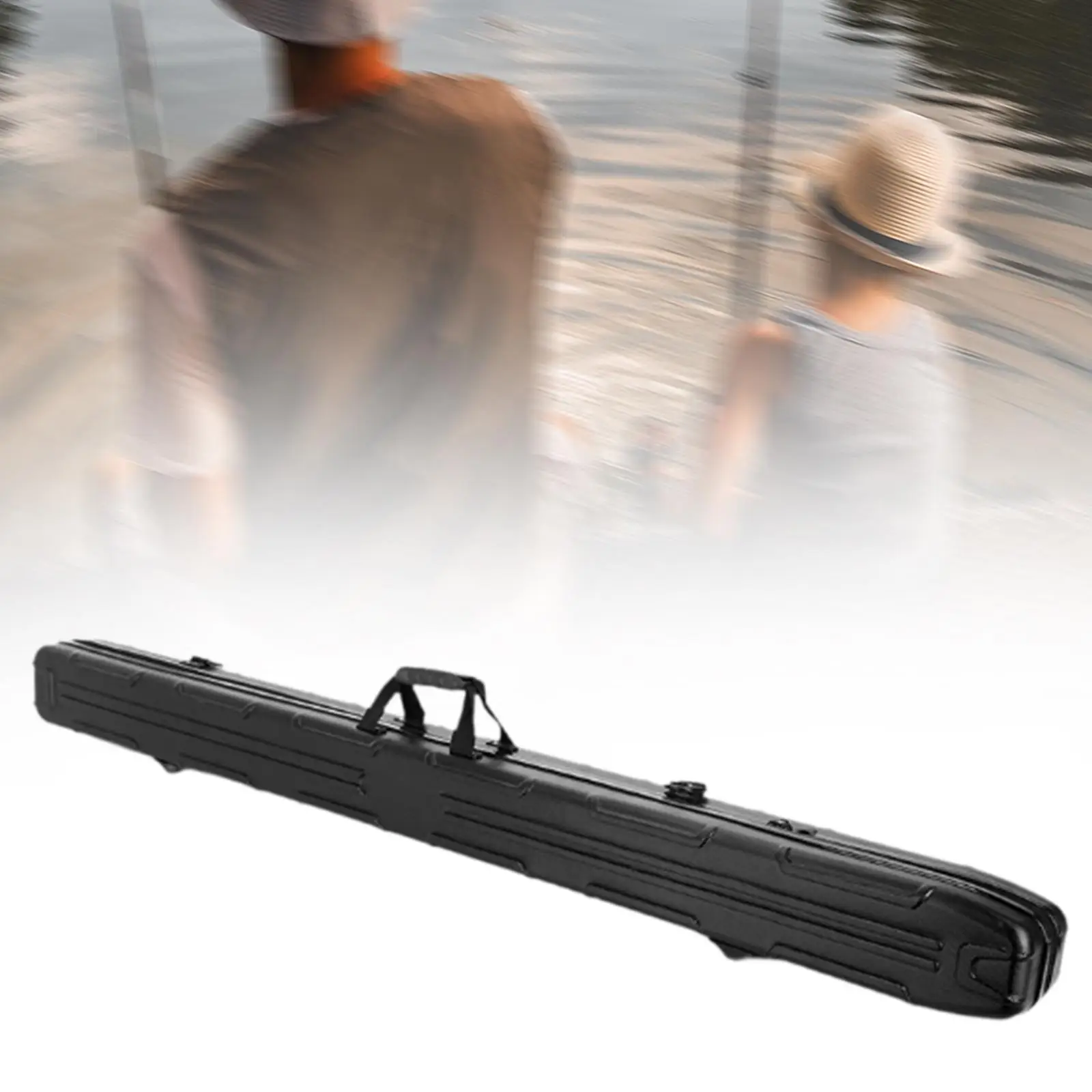 Fishing Rod Bag Hard Shell Accessories Lightweight Organizer Fishing Pole Storage Case for Travel Garage Saltwater Gifts Boat