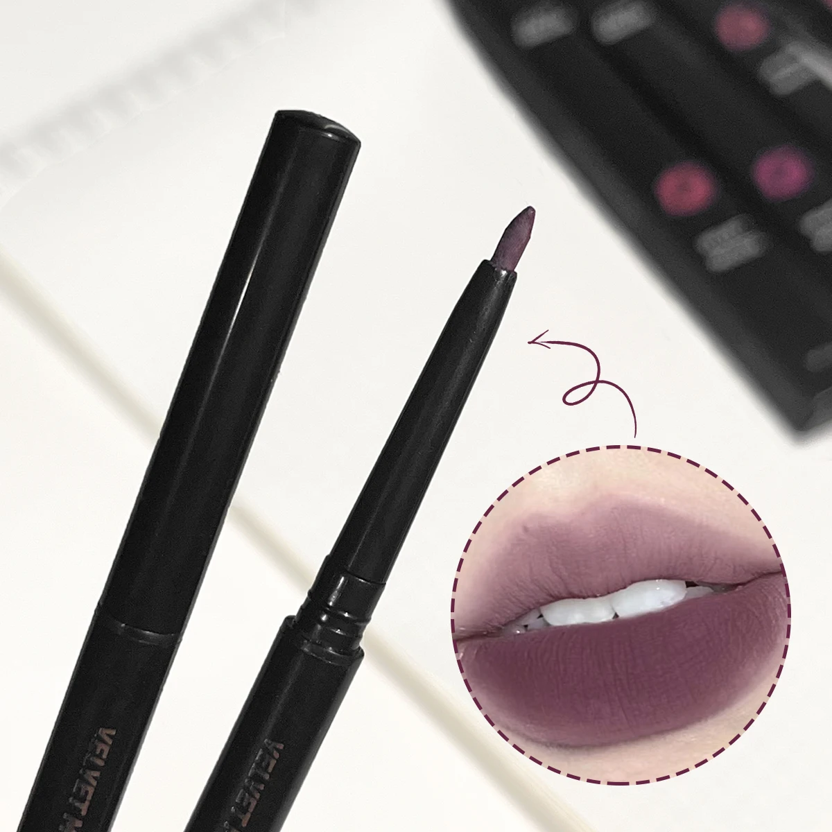 JUJU Dream Lip Liner defines your lips with a matte, smudge-proof finish. Available in 5 shades, it’s waterproof, long-lasting, 6
