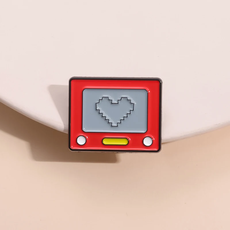 Cartoon Game Enamel Pins Red Heart Mercy Undertale Game Action Fight Item Act Sans Papyrus Brooches Lapel Badge Jewelry Gifts