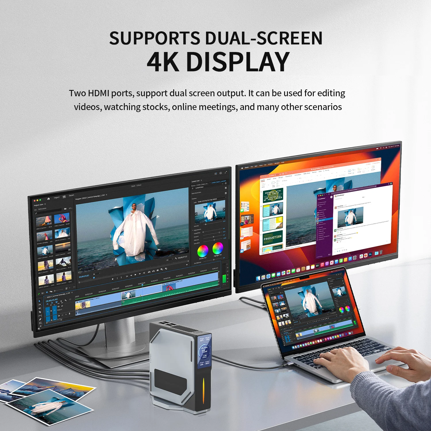 Firebat ミニPC N100 RAM 16GB SSD 512GB FIREBAT Mini PC N100, 512GB M.2 SSD SATA 16GB LPDDR5 4800MHz