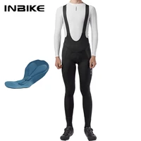 INBIKE Spring Men's Cycling Bibs Pants Bike Tights Leggings with 4 Pockets Men MTB Cycling Clothing Road Bike Mountain Toursers 1