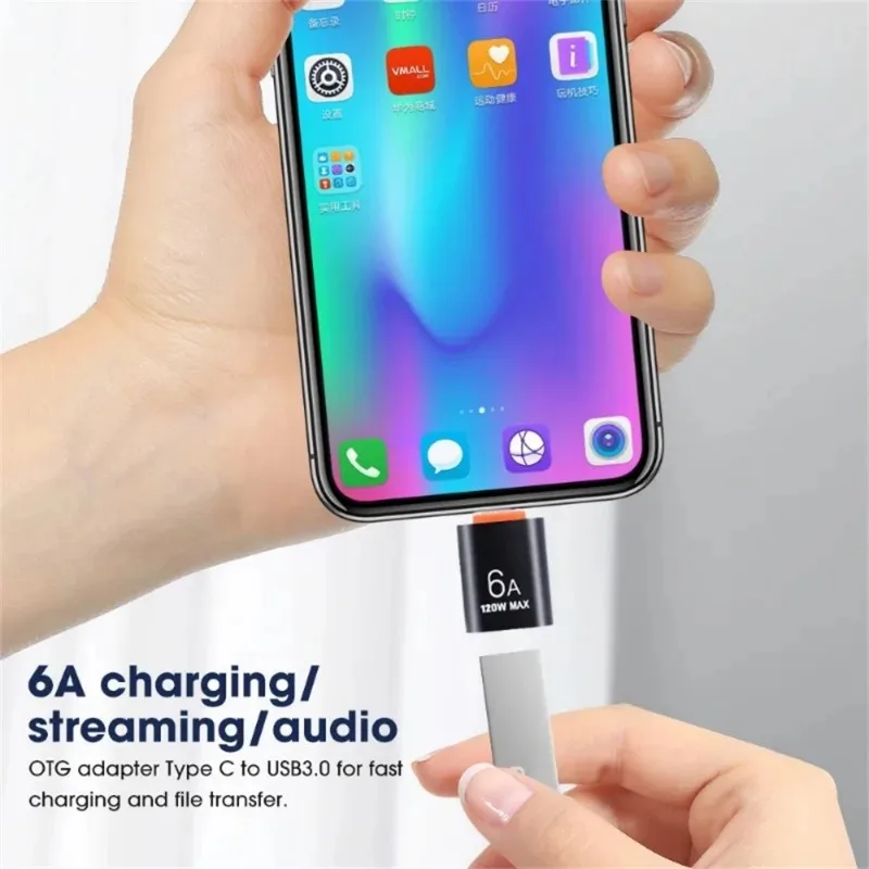 รูปสินค้า อะแดปเตอร์ USB Type-C 6A แปลง USB 3.0 สำหรับมือถือและโน้ตบุ๊ก