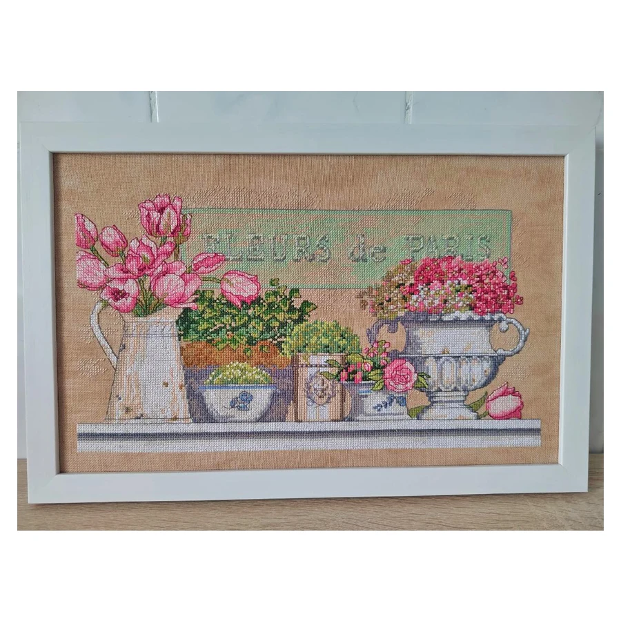 Counted Cross Stitch Kit Flowers Of Paris
