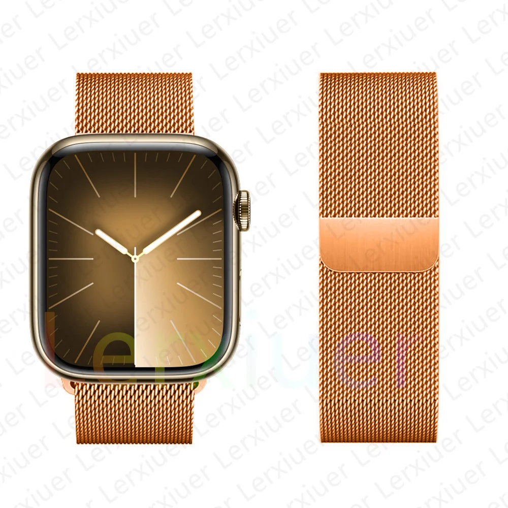 Elegant Milanese Loop Mesh Bracelet for Smartwatch Series - Premium Watch Strap Replacement