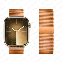 Elegant Milanese Loop Mesh Bracelet for Smartwatch Series - Premium Watch Strap Replacement (Sunset)