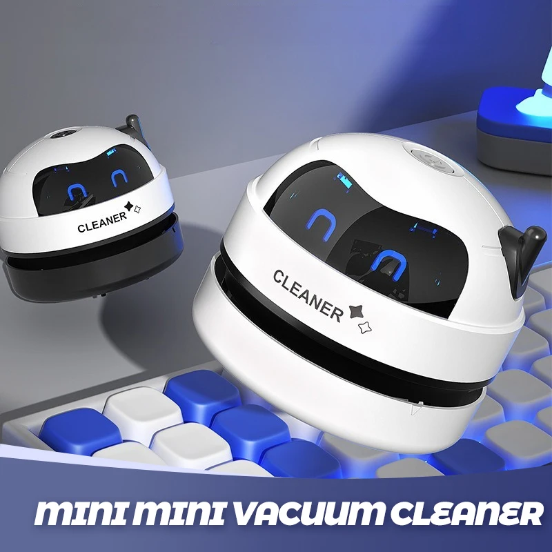 Desktop Vacuum Cleaner Mini Wireless Cleaner Student Stationery Gift Home Portable Rechargeable Desktop Cleaner 5