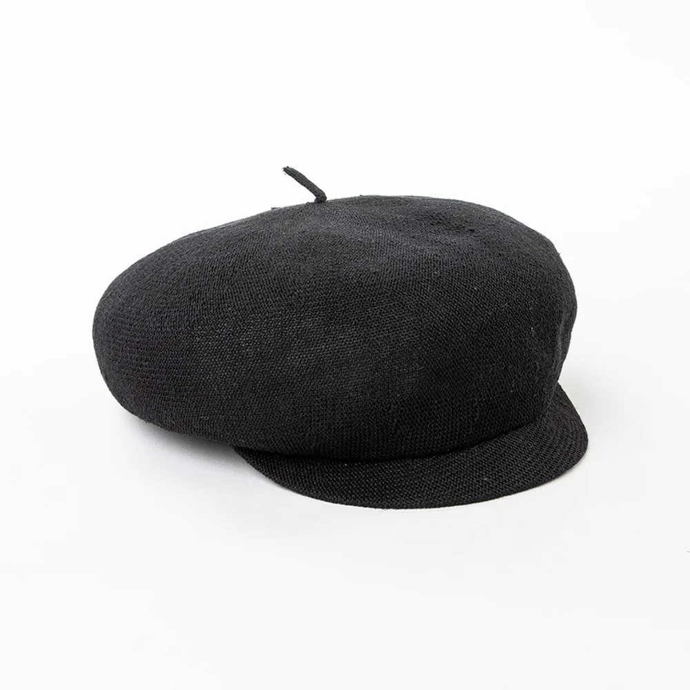 Frühling Sommer Damen Newsboy Hut Leinen Atmungsaktiv Mädchen Peaky Blinders Hut Baker Boy Hüte UV-Schutz Sonne Strand Baseball Cap – Detail 14