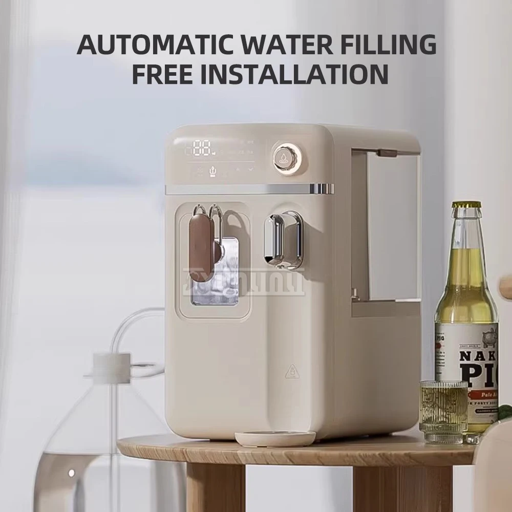 Countertop Ice Maker Hot and Cold Water Dispenser