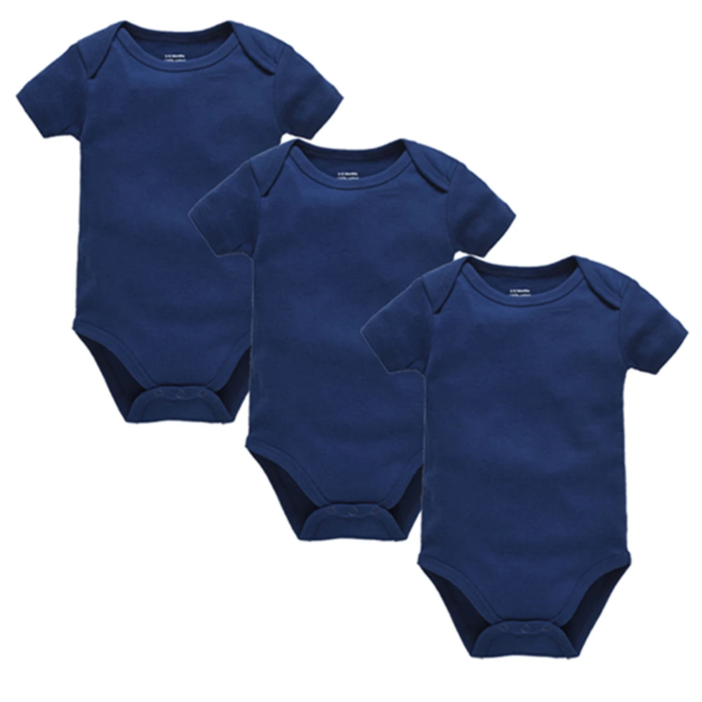 Kavkas 3PCS 5PCS Baby Boys Girls Clothes Solid White Short Sleeve Cotton Baby Bodysuits body bebe 0-24 months Newborn Jumpsuit baby bodysuit cotton romper