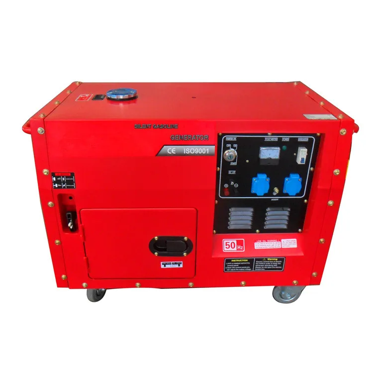 

Brand new design gasoline generator silent 8kw 10kva