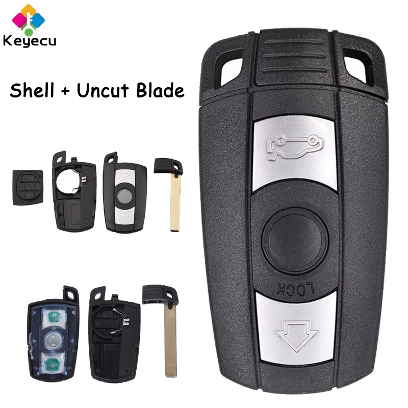 Keyecu Replacement Smart Remote Control Car Key Shell Case Housing With keyecu-replacement-smart-remote-control-car-key-shell-case-housing-with