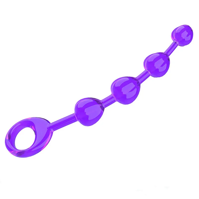 Anal Stimulator Ball Beads Butt Plug Masturbation Crystal Sex Toy for Beginners Man Women Couples Anus Masturbator Massager Gay _voghion.com