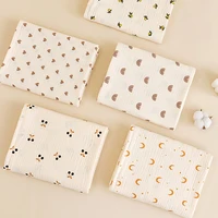 Baby Blanket Newborn Muslin Swaddle Cotton Bath Towel Summer Stroller Cover Wrap Gauze Toddler Sleep Blanket Baby Items 1