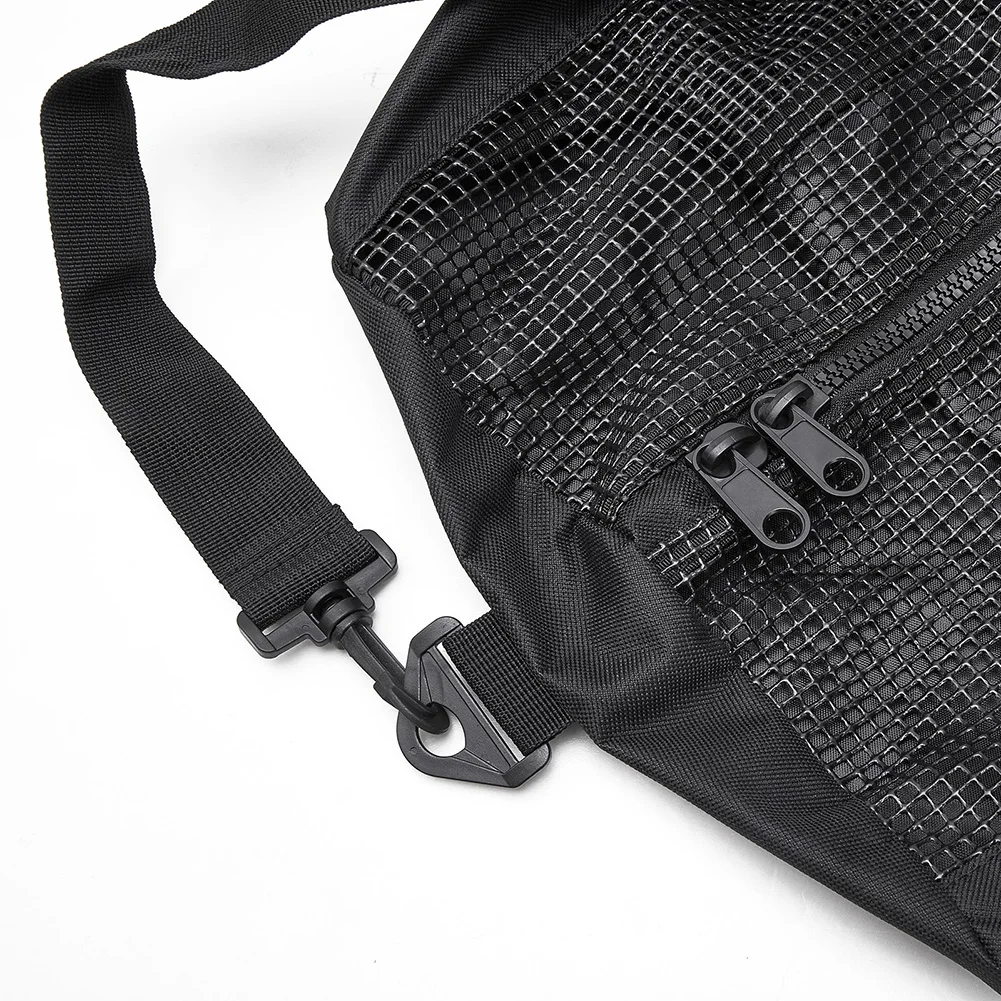 Portable Snorkeling Equipment Storage Bag Large Capacity Multifunctional Mesh Duffel Bag Shoulder Bag for Outdoor Beach Swimming