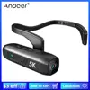 Andoer 5K Action Camera Head Mounted Camera Wearable Video Camera Camcorder Webcam 30MP IPX5 Waterproof for Vlog Video Recording 1