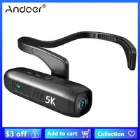 Andoer 5K Action Camera Head Mounted Camera Wearable Video Camera Camcorder Webcam 30MP IPX5 Waterproof for Vlog Video Recording 1