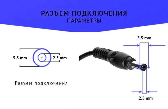 Блок питания для ноутбука Dell 1710, 1720, 1721, 2510. 1536, 1537, 1555, 1735, 1737, 13, 14, 15, 16, 17, S17 19.5V 4.62A 90W