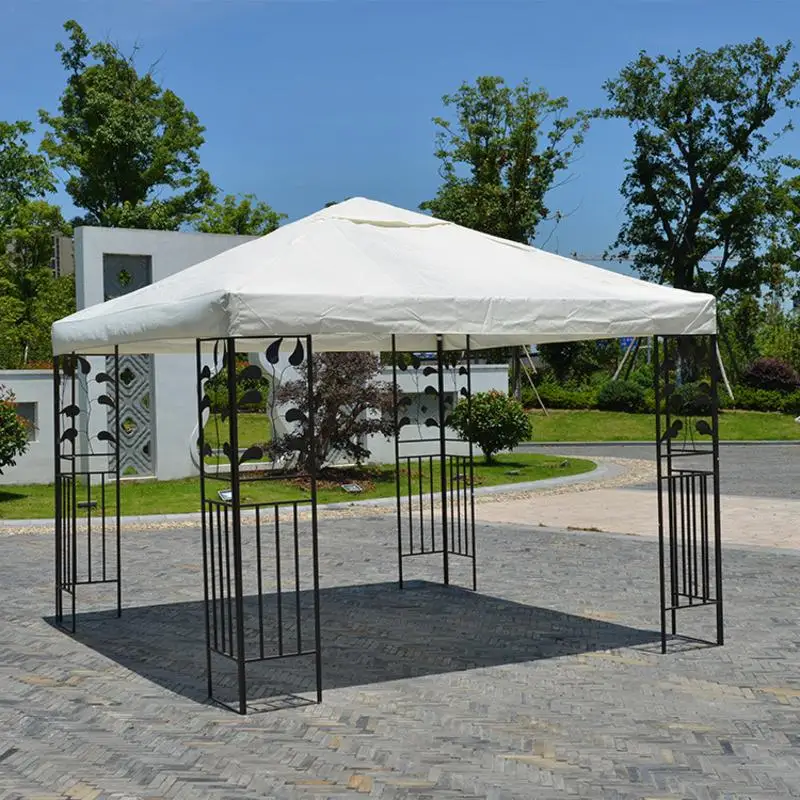 

Garden Gazebo Top Cover Replacement Tent Shelter BBQ Tent Cover Tent Topper Replacement Cover for Outdoor Patio Garden Backyard