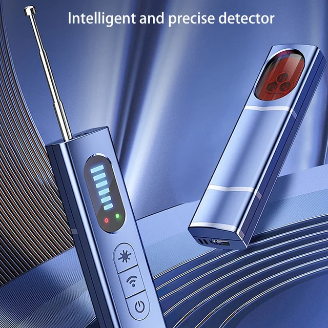 Hidden Camera Detector Anti-Spy Car GPS Tracker Listening Device Bug RF Wireless Signal Scanner Alert Gadget Security Protection 1