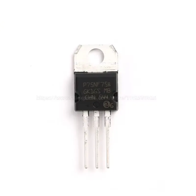 STP75NF75 P75NF75 75NF75 TO220 DIP 75V 80A NPN N-channel MOSFET 10PCS