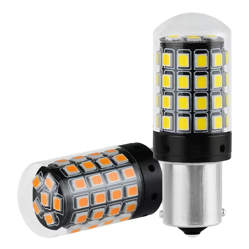 3157 LED 전구 54smd Canbus 램프 역방향 방향 지시등, 1156 BA15S P21W BAU15S PY21W 7440 W21W P21/5W 1157 BAY15D 7443, 1 개