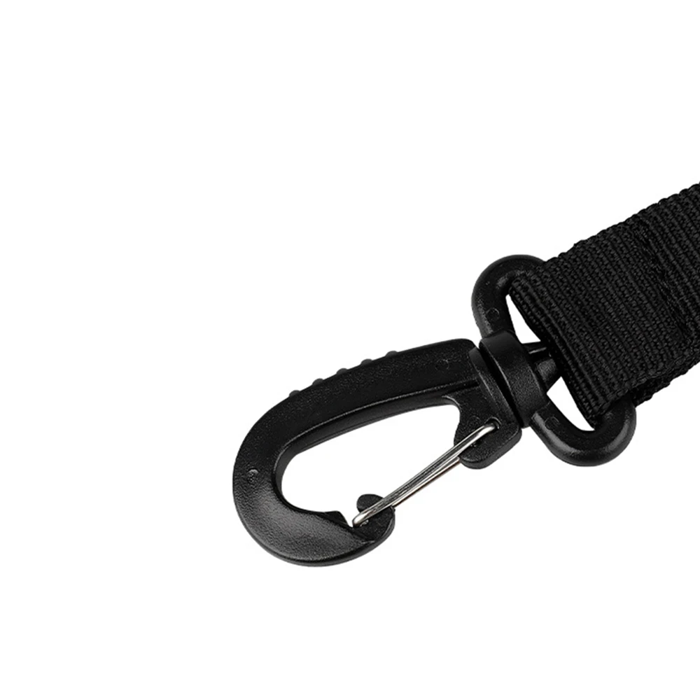 Tactical Belt Key Chain Holder Carabiner Molle Double Ring Hook Belt Nylon  Webbing Buckles Hanging Hiking Outdoor Accessories