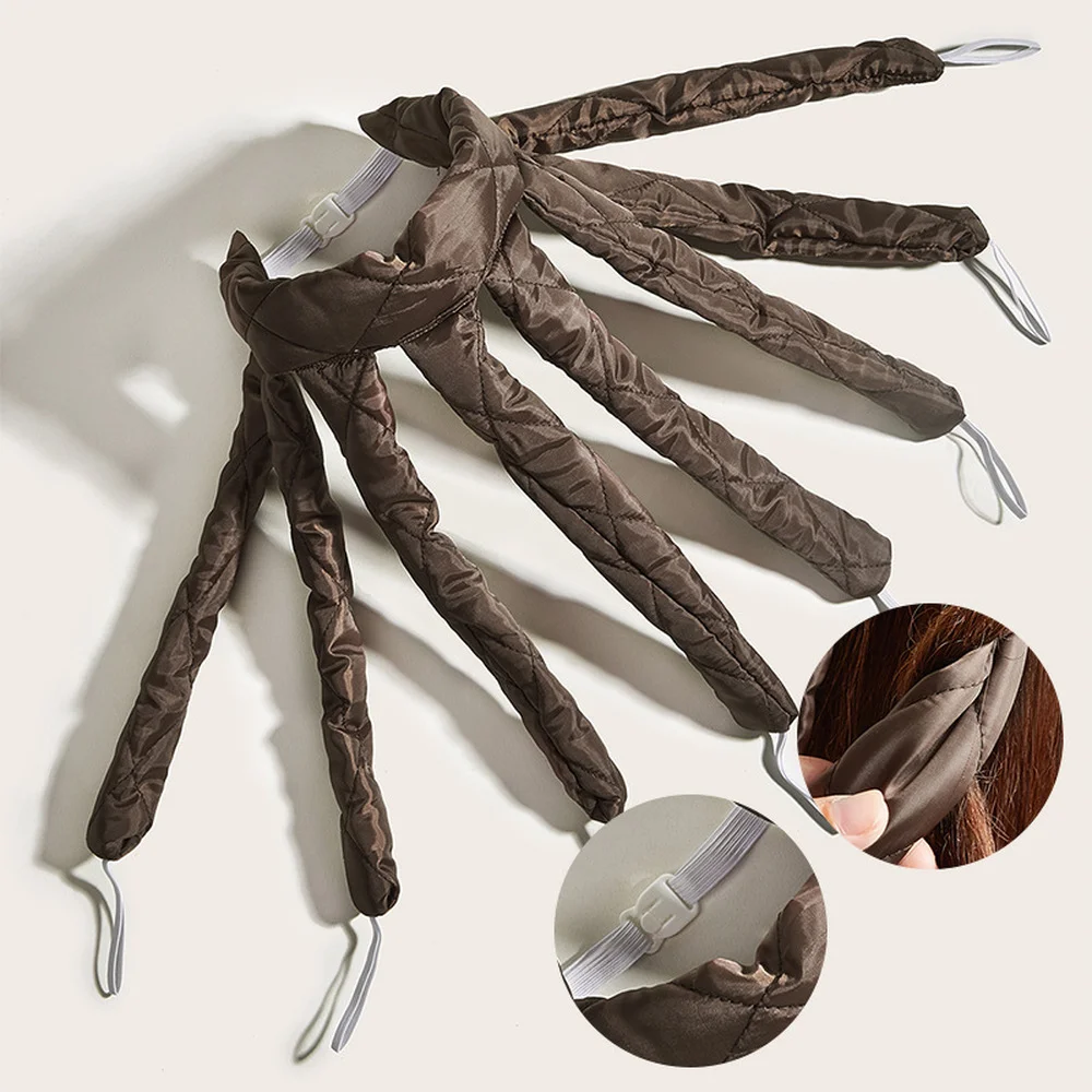 Lazy hair curling tools hair styling tool Hair Curler Hair Rollers Heatless Curling Rod Headband No Heat Silk Ribbon Curls Sleeping Wave Formers Styling Tools