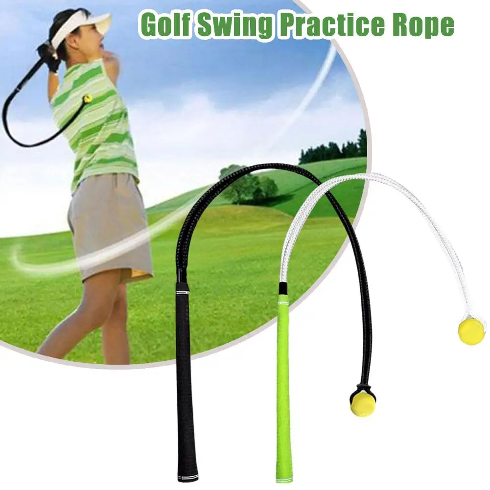 

Golf Swing Practice Rope For Teenager Adult Beginner Training Adjustable Assistance Exercises Rope Golf Supplies Accessory N1u7