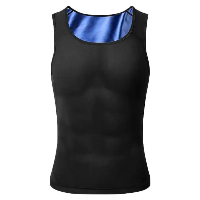 

Mens Sauna Vest Breathable Sweat Body Shaper Slimming Waist Trainer Vest Shapewear Tank Top Workout Slimming Sweatsuit Exercise