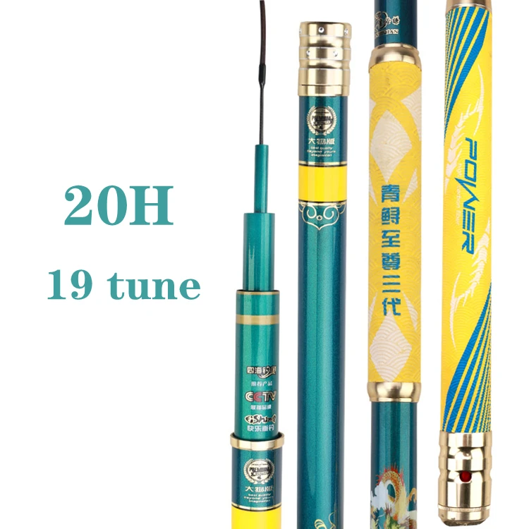 20H Super Hard Angelrute 19 Melodie Hohe Carbon Schwere Angeln Gewicht Taiwan Power Hand Stange Starke Taille Festigkeit canne eine Peche – Detail 1