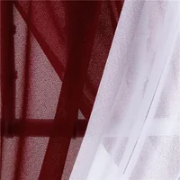 20x275cm Chiffon Chair Sashes Wedding Chair Decoration 2PCS/set Long Wedding Aisle Decorations Party Banquet Event Baby Shower 6