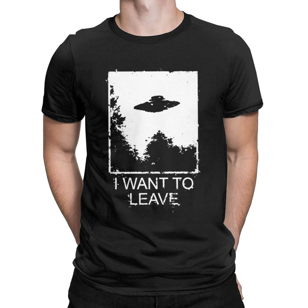 

X-files I want to leave believing Mulder Christmas Casual retro Harajuku Fashion Street wear men women universal T-shirt