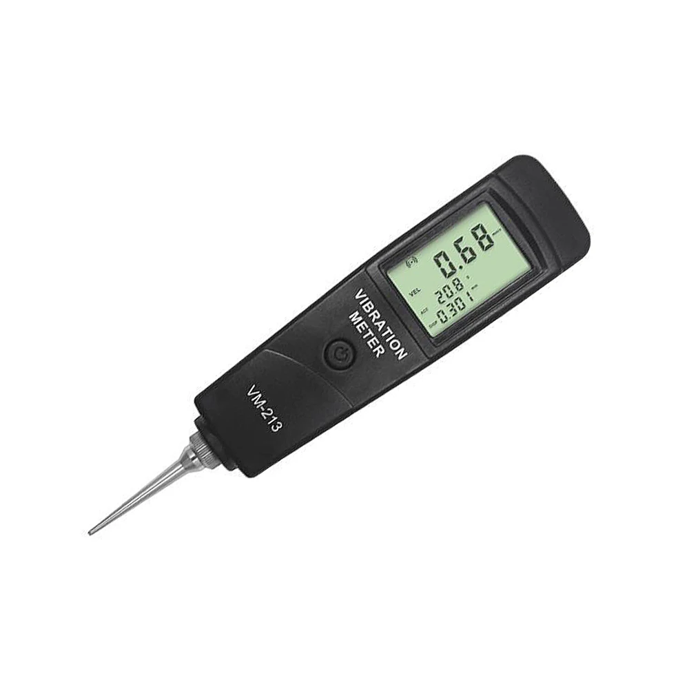 Pen Vitiometer VM-213 Motor Mechanical Failure Acceleration Speed Displacement Digital Vibration Tester 0.1m/s²~300.0m/s² 3