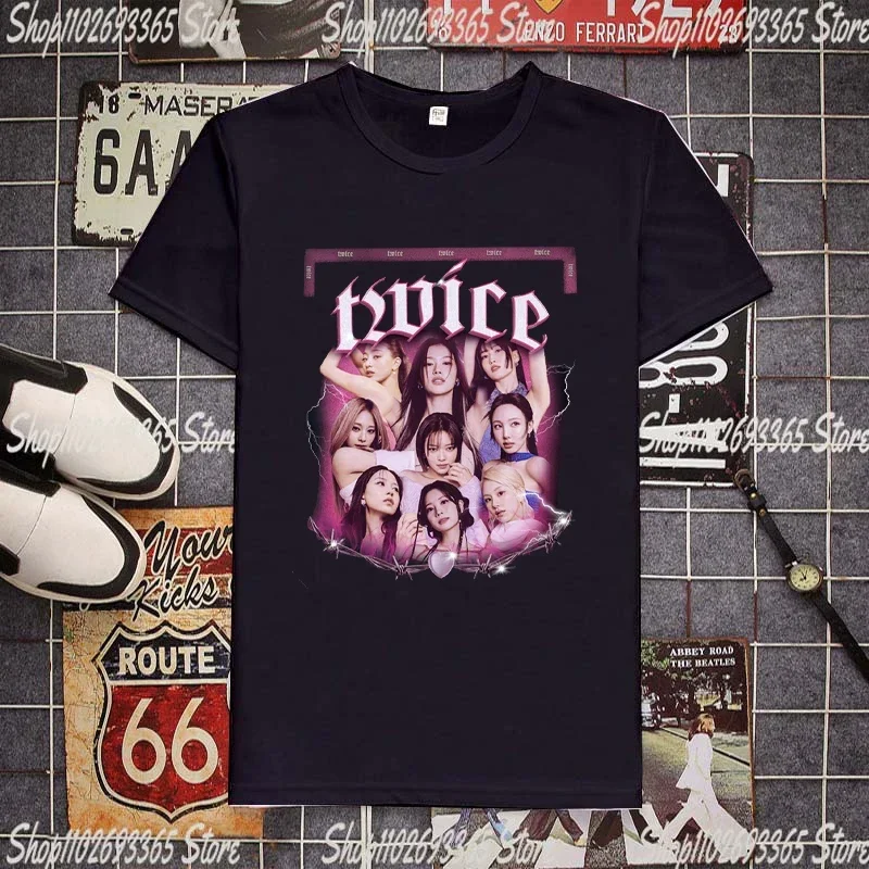 Kpop Twice Lovely T-shirt Short Sleeve Ready To Be Album Photo