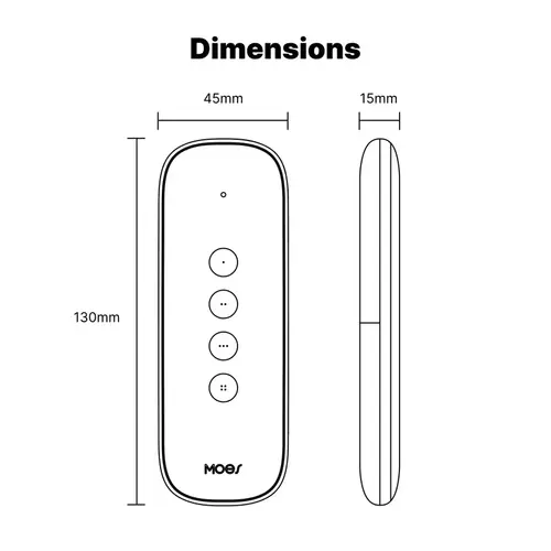 MOES Tuya ZigBee Smart Scene Switch 4Button Portable Wireless 12 Scenario Scene Switch Remote Control Automation Battery Powered - Image 6