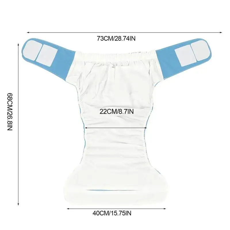 Waterproof Washable Reusable Adult Elderly Cloth Diapers Panties reusable diapers