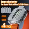 1-5Pcs Tempered Glass For Apple Watch Ultra3 2 1 49mm Anti-Scratch Screen Protector for iWatch Seconds installation Film Tools