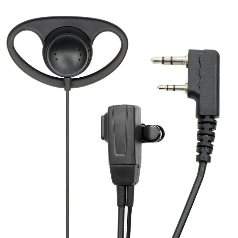 

CPDD High-performance D Ear-hook Earpiece 2 Pin Plug Connector Speak