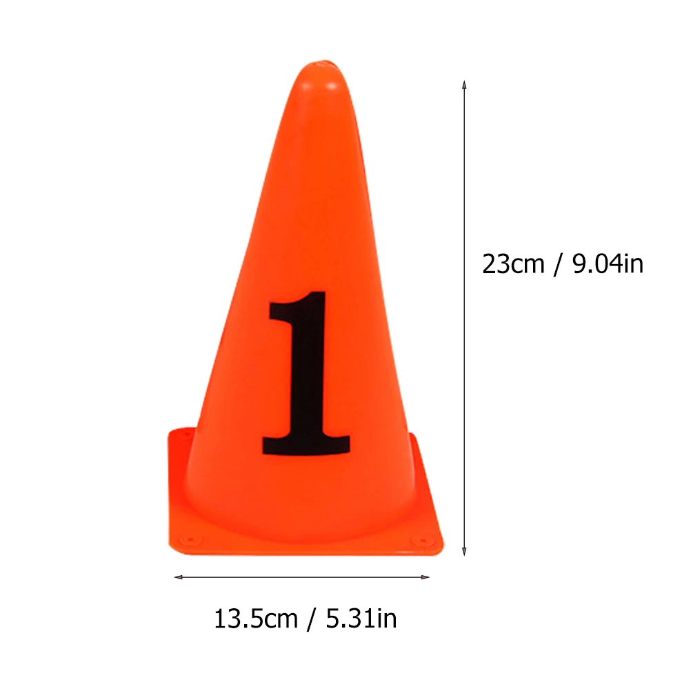 10 Plots De Marquage Pour Foot - Cônes D'entraînement Verts - Souples, Visibles, Sans Danger - 13