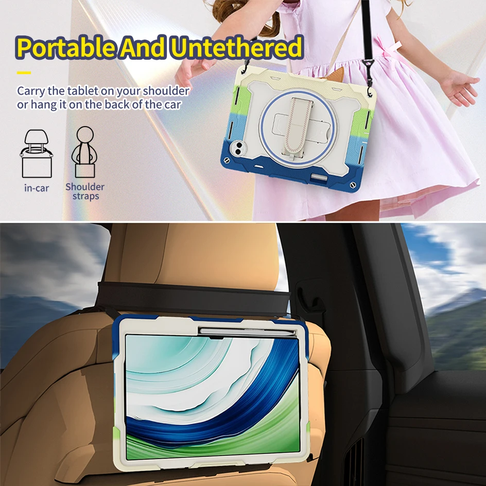 360° Rotating Armor Case with Heavy Duty Kickstand