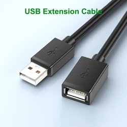 High - Speed USB 2.0 Male to Female Extension Cable - Various Lengths Available - 8m