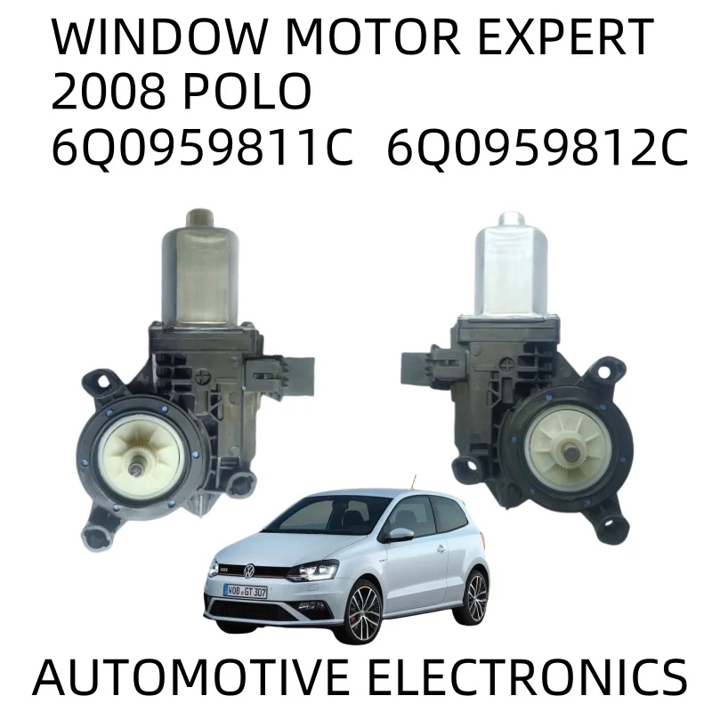 V-VW 폴로 윈도우 모터, 6R0959801D 6R0959801A 6R0959801B 6R0959802D 6R0959802A 6R0959802E 6Q0959812C 6Q0959811C 6R0959802B 2