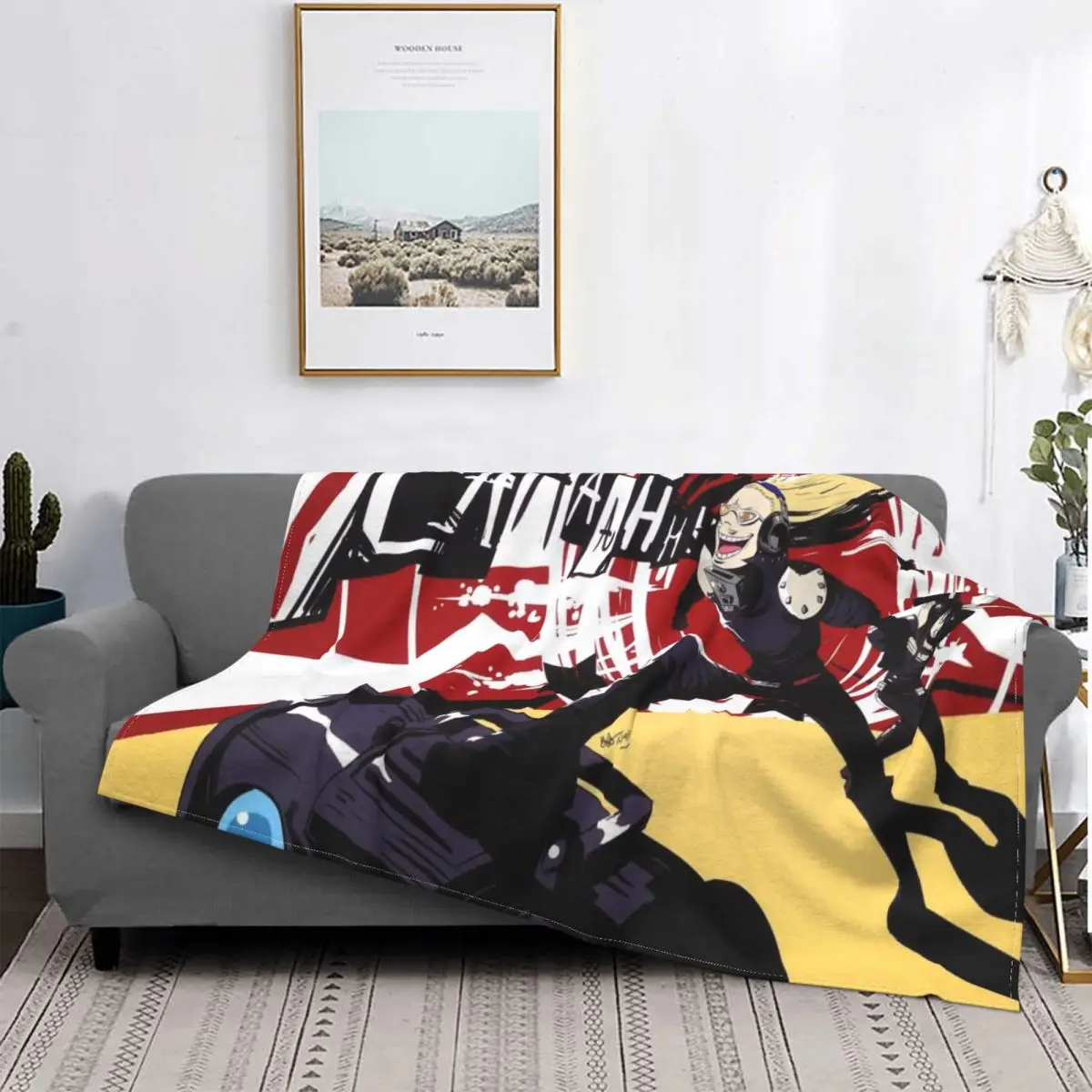 

Yamada Hizashi Blankets Flannel Printed My Hero Academia Anime Portable Soft Throw Blankets for Sofa Couch Bedspread
