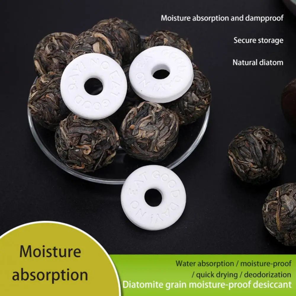 Diatomaceous Earth Desiccant Damp Moisture Absorber Dehumidifier For Kitchen Clothes Food Storage Non-toxic Repeated Use
