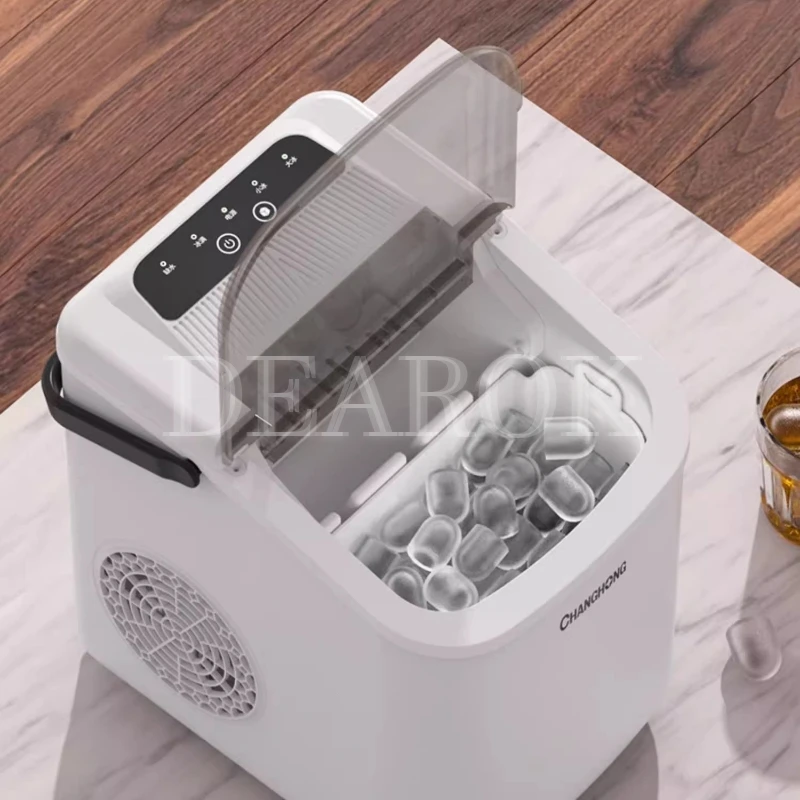 Ice Machine  Commercial Ice Cube Making Machine Protable Ice Maker Machine Auto-Cleaning Maquina Home-use 3