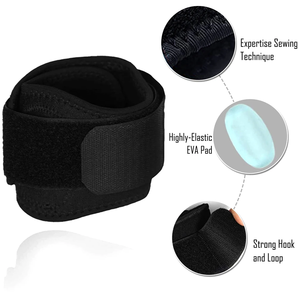 Tennis Elbow Braces 1Pcs Tendonitis Tennis Elbow Golfers Elbow Forearm Brace Straps Compression Pad Men Women