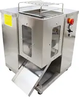 Haywhnkn Commercial Meat Cutter 7Mm Blade Meat Cutting Machine Slicer For Meat Silice/Shredded Meat Double Blade&Motor 1