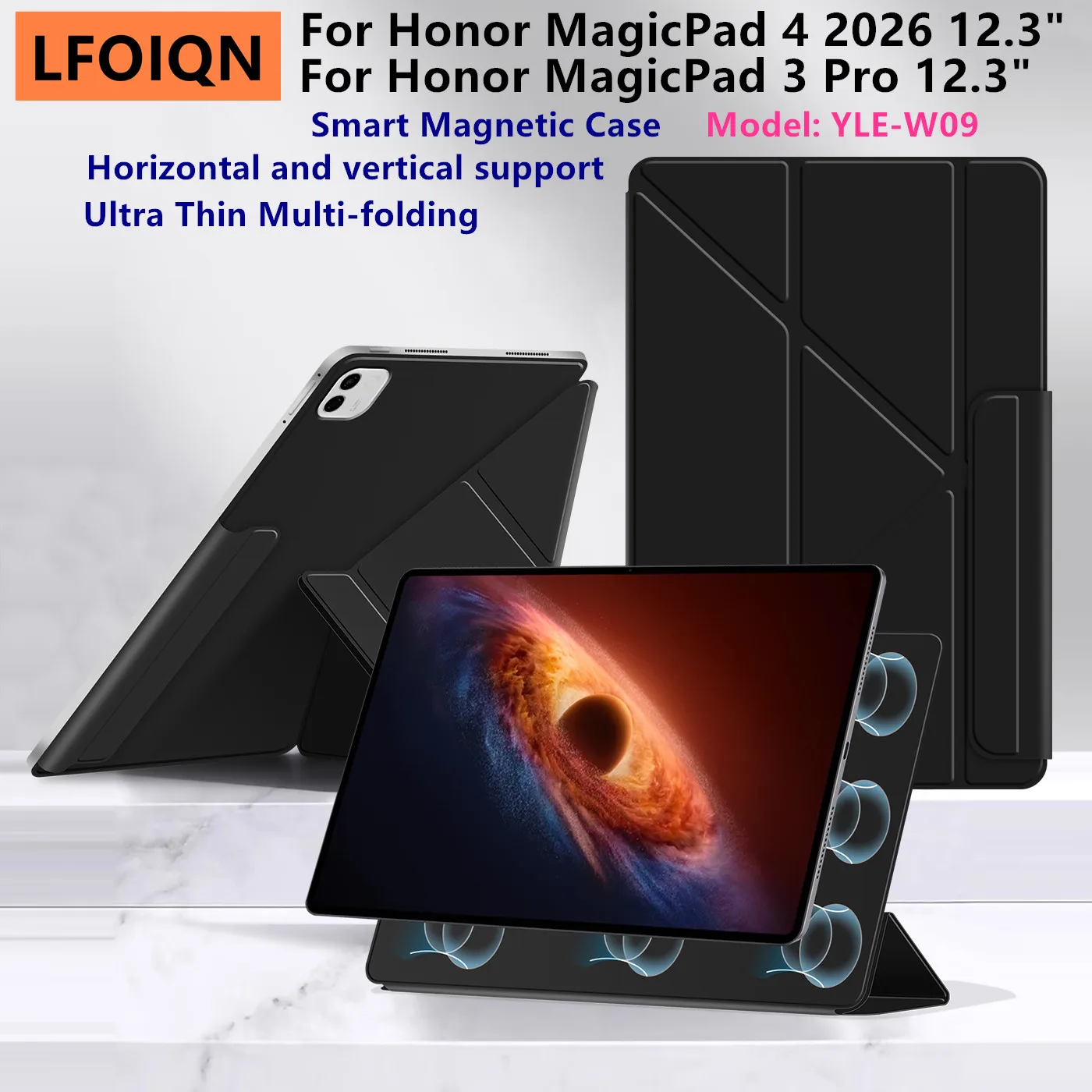 Ultra-Thin Multi-Folding Magnetic Tablet Smart Cover