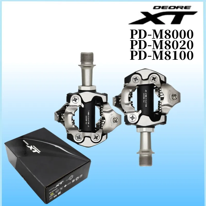 Original PD M520 M540 M8000 M8020 M8100 MTB Bike Pedals Cycle Self