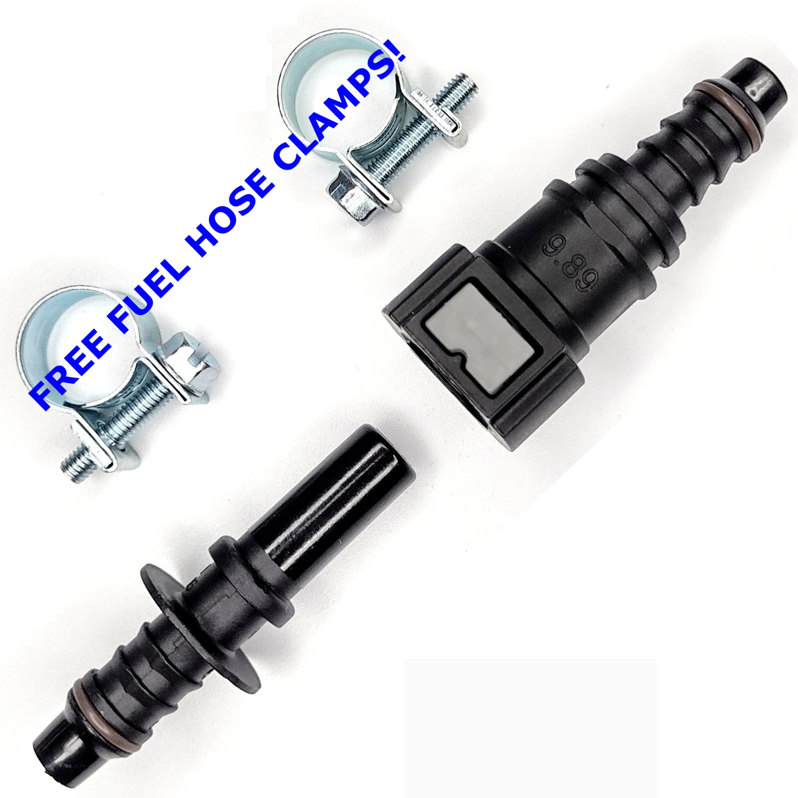 8mm 10mm Car Motorcycle Black Fuel Line Hose Coupler Quick Release Connector Black Motorcycle Part